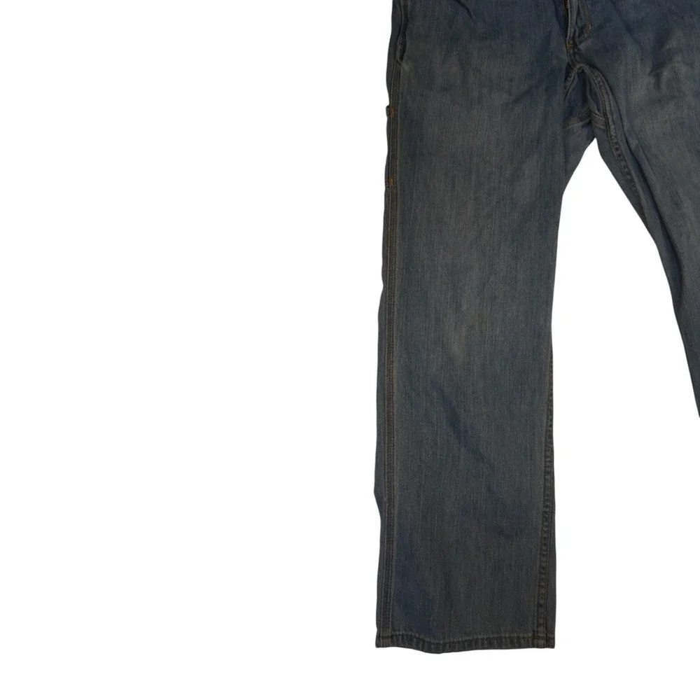 Ridgecut Toughwear Men's 36x32 Carpenter Jeans Relaxed Fit Workwear Blue Denim